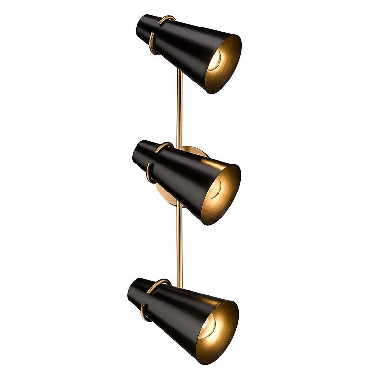 Image 5 Golden Lighting Reeva 3 Light Bath Vanity with Modern Brass more views