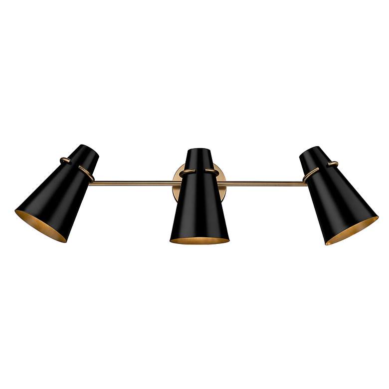 Image 6 Golden Lighting Reeva 3 Light Bath Vanity with Modern Brass more views