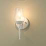 Thumbnail1 of Golden Lighting Regent 1 Light Wall Sconce with Textured White Plaster
