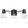 3_Golden Lighting Ryker 3 Light Bath Vanity with Matte Black more views