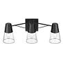 5_Golden Lighting Ryker 3 Light Bath Vanity with Matte Black more views