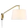 4_Golden Lighting  Ryleigh 12" Wide Brushed Champagne Gold Swing Arm more views