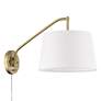 5_Golden Lighting  Ryleigh 12" Wide Brushed Champagne Gold Swing Arm more views