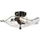 Golden Lighting Samara 15 1/2" Wide 2-Light Water Glass Ceiling Light