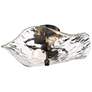 5_Golden Lighting Samara 15 1/2" Wide 2-Light Water Glass Ceiling Light more views