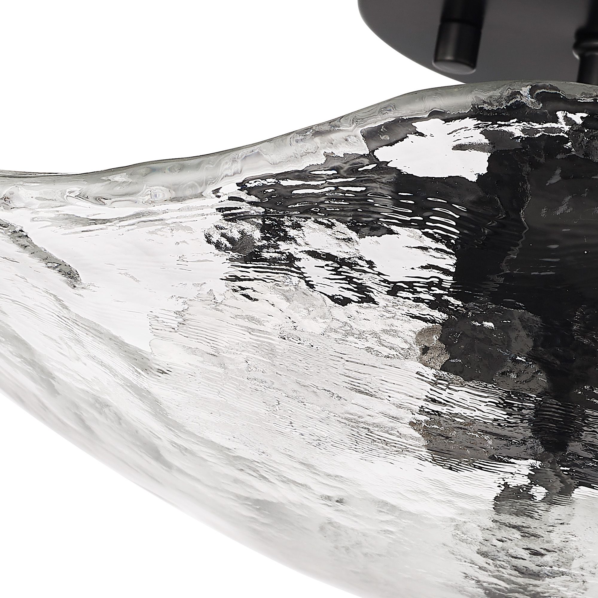 Image 6 Golden Lighting Samara 15 1/2" Wide 2-Light Water Glass Ceiling Light more views