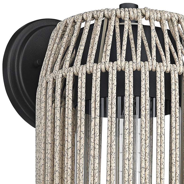Image 4 Golden Lighting Seabrooke 12 3/4" High Summer Sands Outdoor Wall Light more views