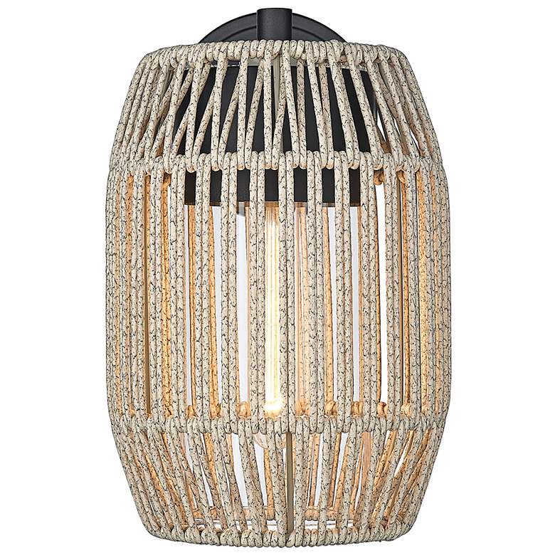 Image 5 Golden Lighting Seabrooke 12 3/4" High Summer Sands Outdoor Wall Light more views