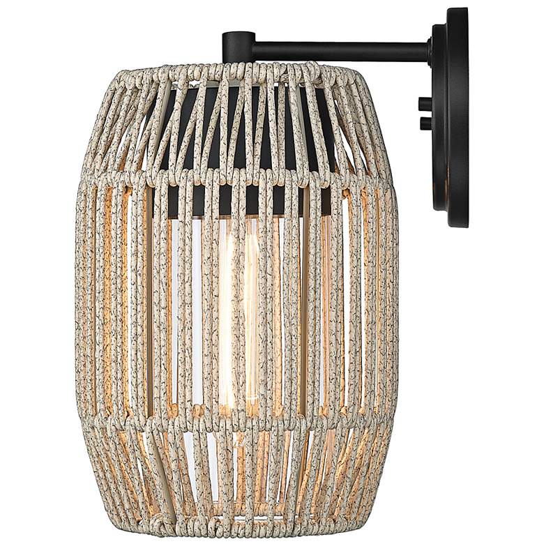 Image 6 Golden Lighting Seabrooke 12 3/4" High Summer Sands Outdoor Wall Light more views