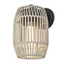 Golden Lighting Seabrooke 12 3/4" High Summer Sands Outdoor Wall Light in scene