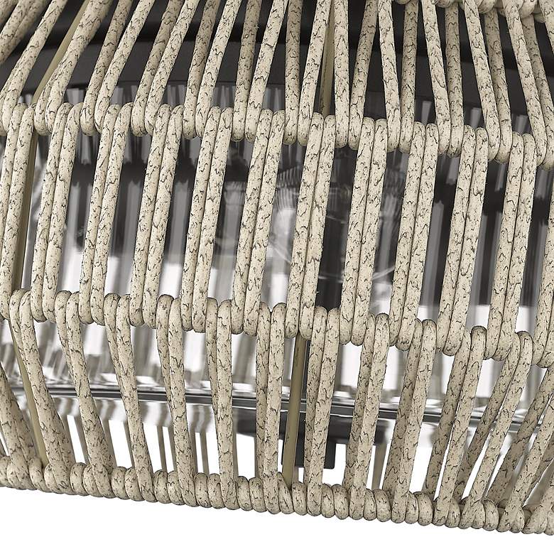 Image 4 Golden Lighting Seabrooke 14 1/2" Summer Sands Outdoor Ceiling Light more views