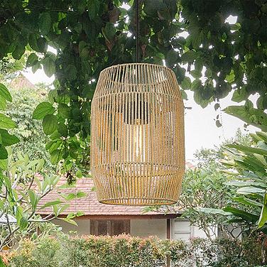 Golden Lighting Seabrooke 21 1/4" Summer Sands Outdoor Hanging Light