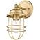 Golden Lighting Seaport 10 3/4" Brushed Champagne Bronze Wall Sconce
