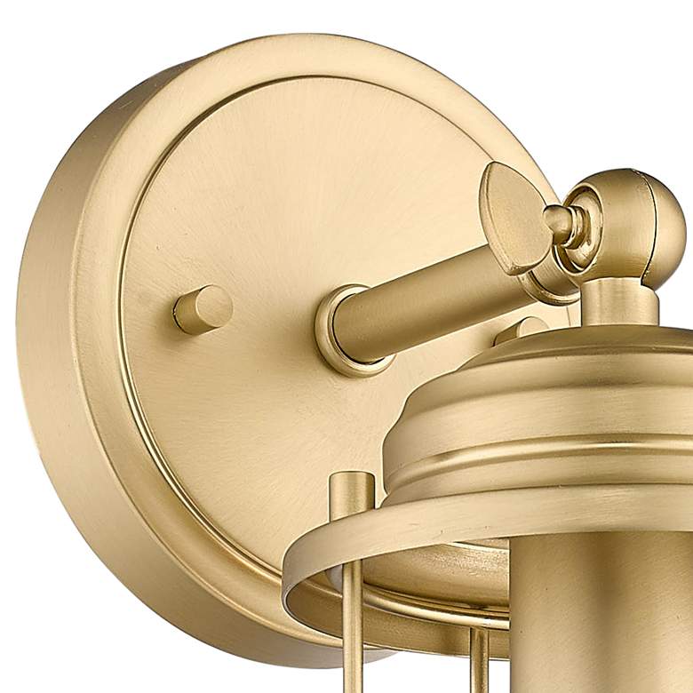 Image 4 Golden Lighting Seaport 10 3/4" Brushed Champagne Bronze Wall Sconce more views