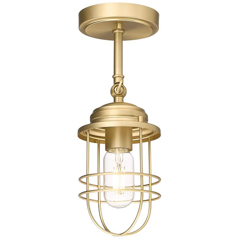 Image 6 Golden Lighting Seaport 10 3/4" Brushed Champagne Bronze Wall Sconce more views