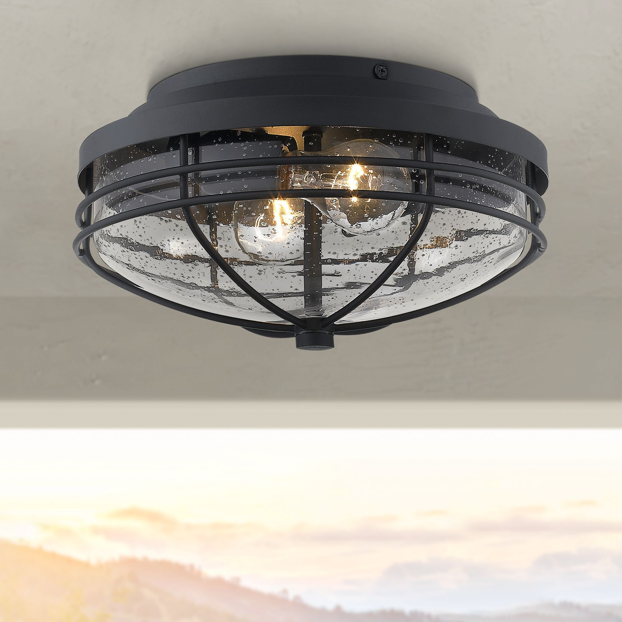 Golden Lighting Seaport Black Collection