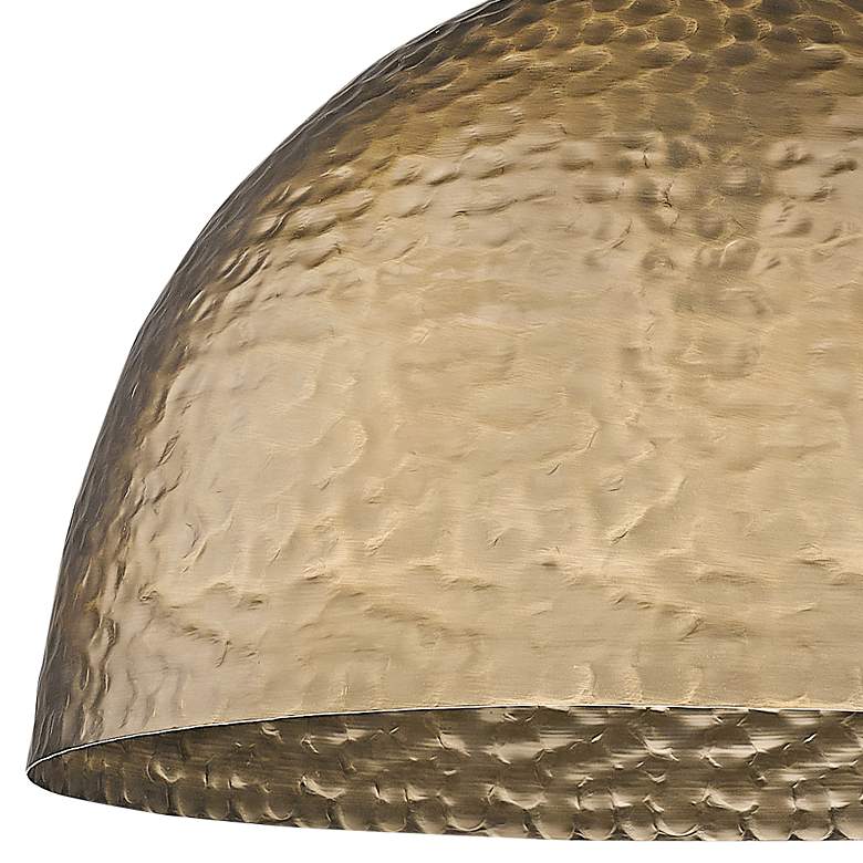 Image 2 Golden Lighting Shepard 16" Wide Modern Brass Dome Pendant Light more views