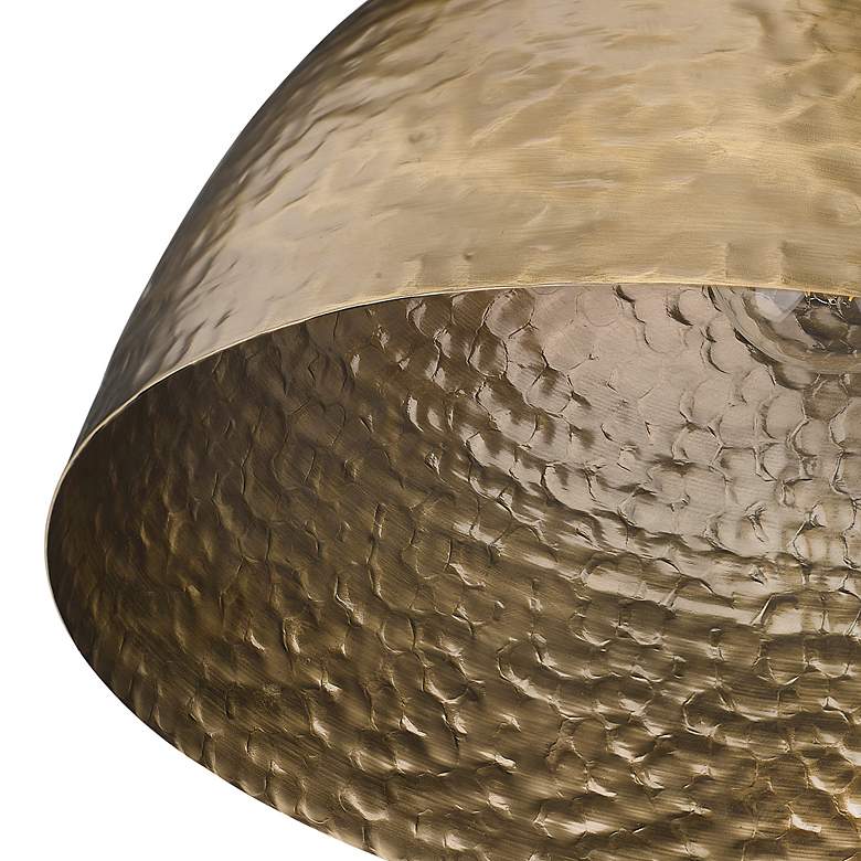 Image 3 Golden Lighting Shepard 16" Wide Modern Brass Dome Pendant Light more views