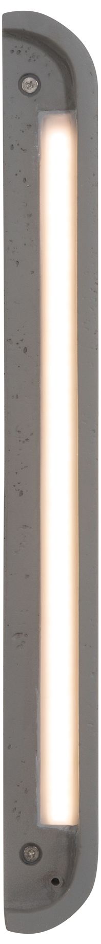 Image 6 Golden Lighting Stela Integrated LED 16in Outdoor Wall in Gray Travertine more views