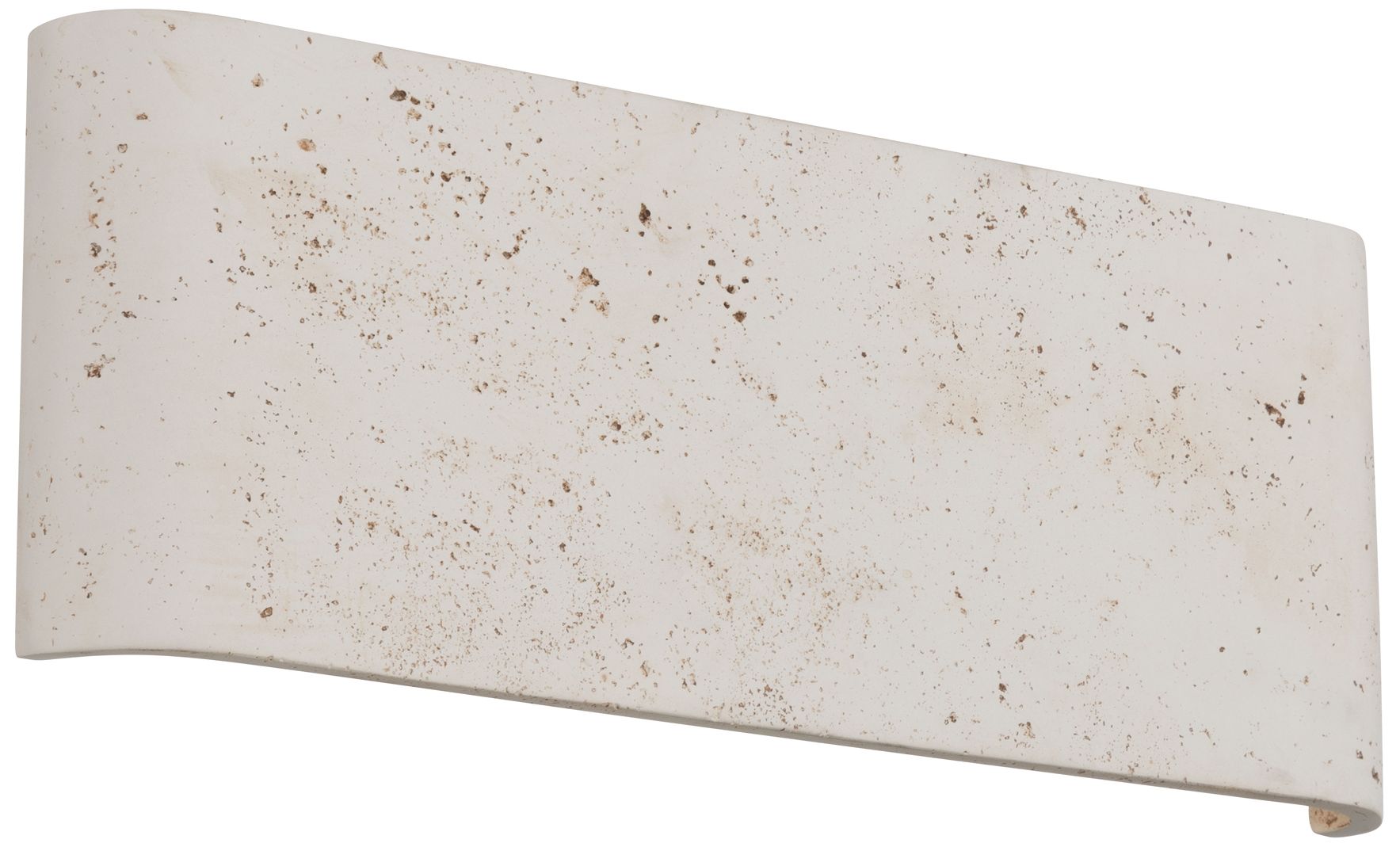 Image 7 Golden Lighting Stela Integrated LED 16in Outdoor Wall in White Travertine more views