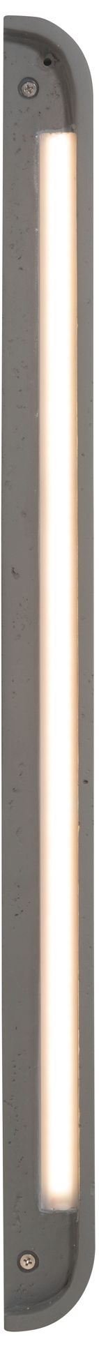 Golden Lighting Stela Integrated LED 24in Outdoor Wall in Gray Travertine