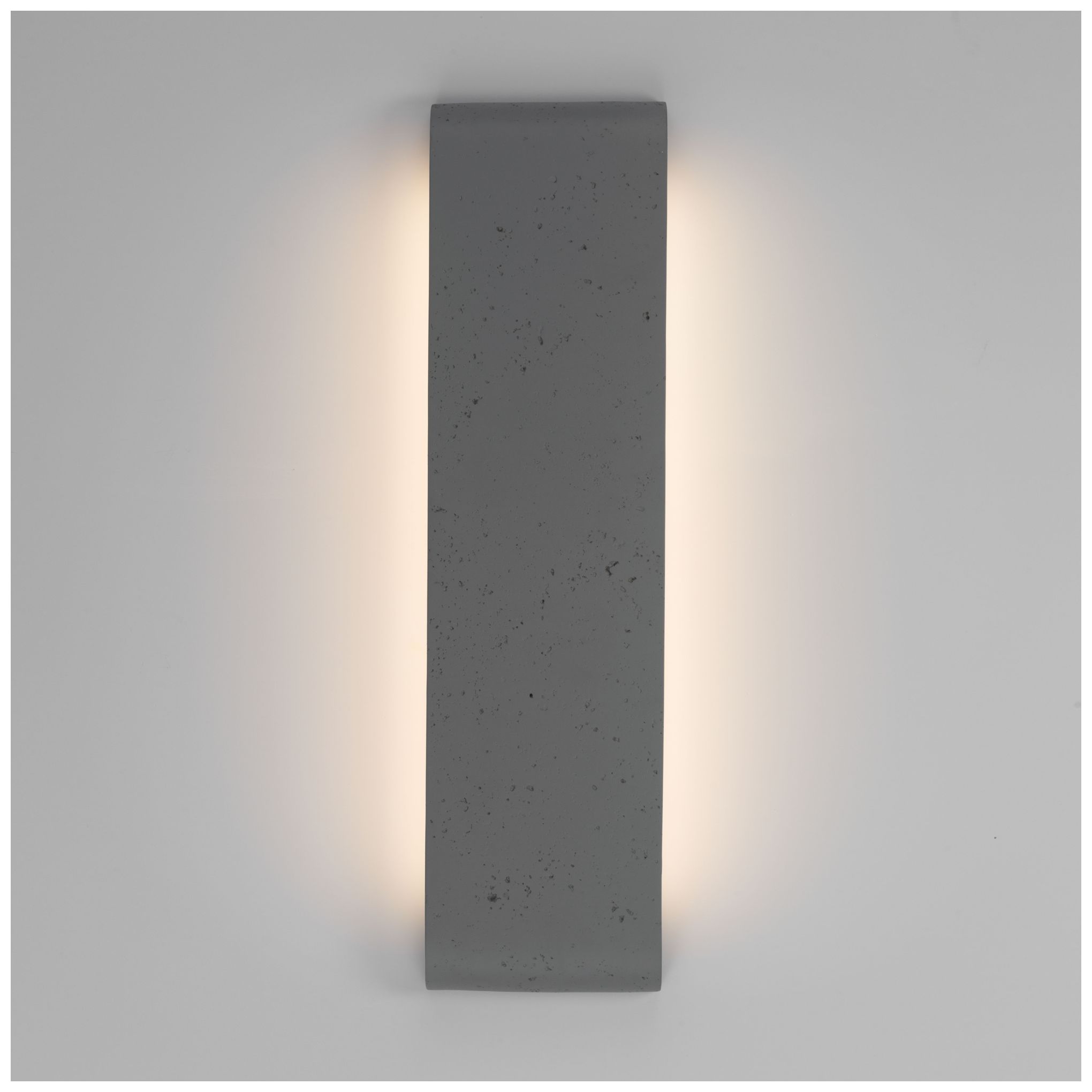 Image 3 Golden Lighting Stela Integrated LED 24in Outdoor Wall in Gray Travertine more views