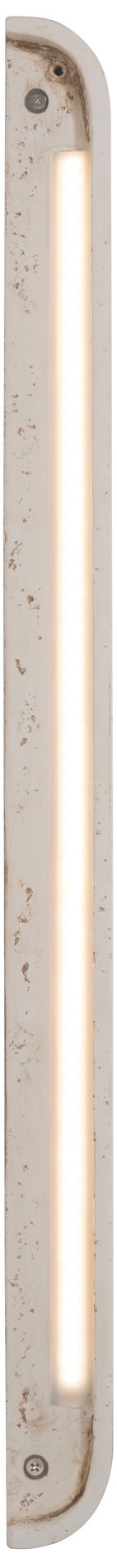 Image 3 Golden Lighting Stela Integrated LED 24in Outdoor Wall in White Travertine more views
