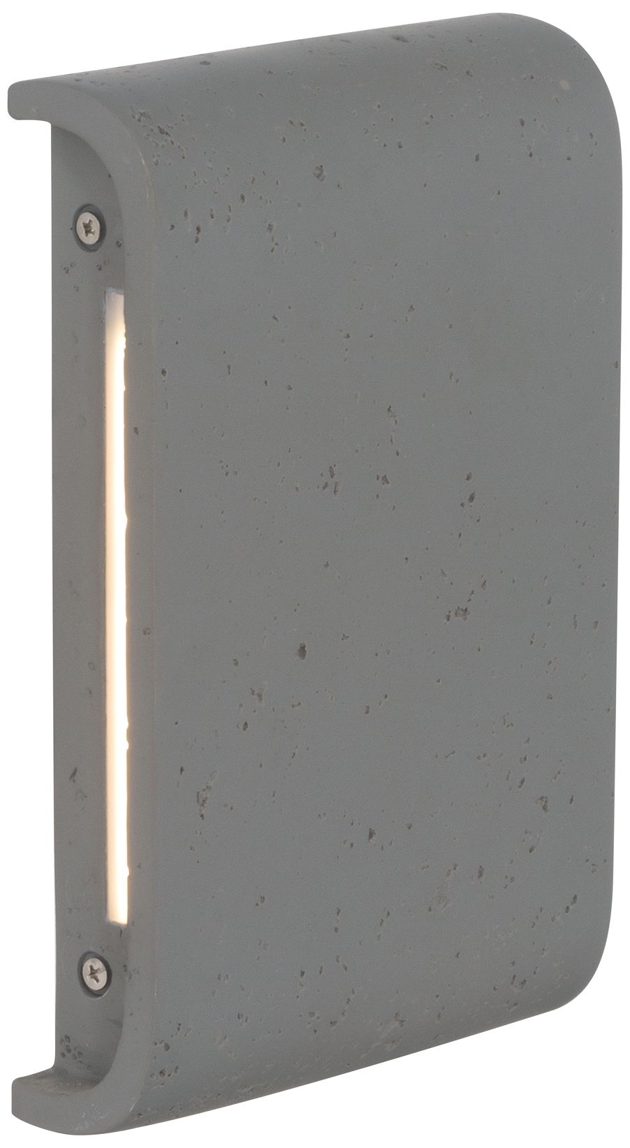 Golden Lighting Stela Integrated LED 9in Outdoor Wall in Gray Travertine