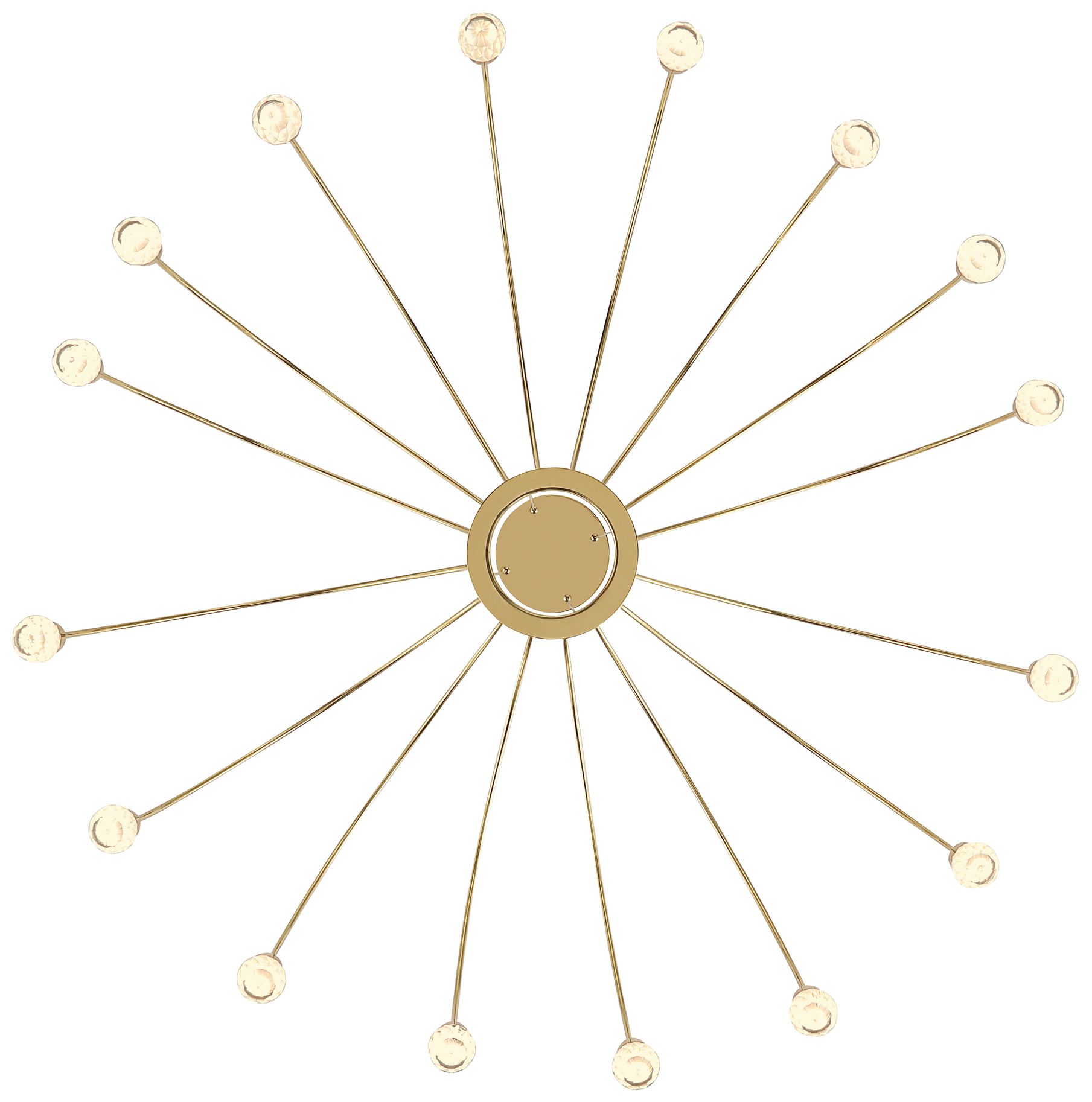 Image 4 Golden Lighting Vario Integrated LED 16 light Chandelier Gold more views