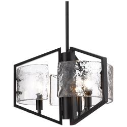 Golden Lighting Varsha 16 3/4" Wide Matte Black Pendant Light