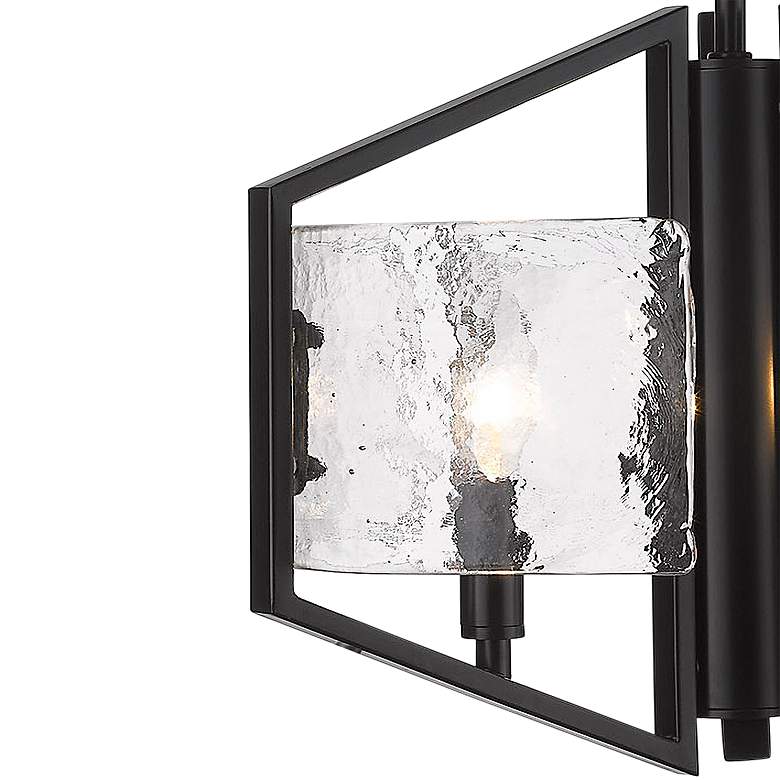 Image 3 Golden Lighting Varsha 16 3/4" Wide Matte Black Pendant Light more views