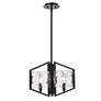 3_Golden Lighting Varsha 16 3/4" Wide Matte Black Pendant Light more views