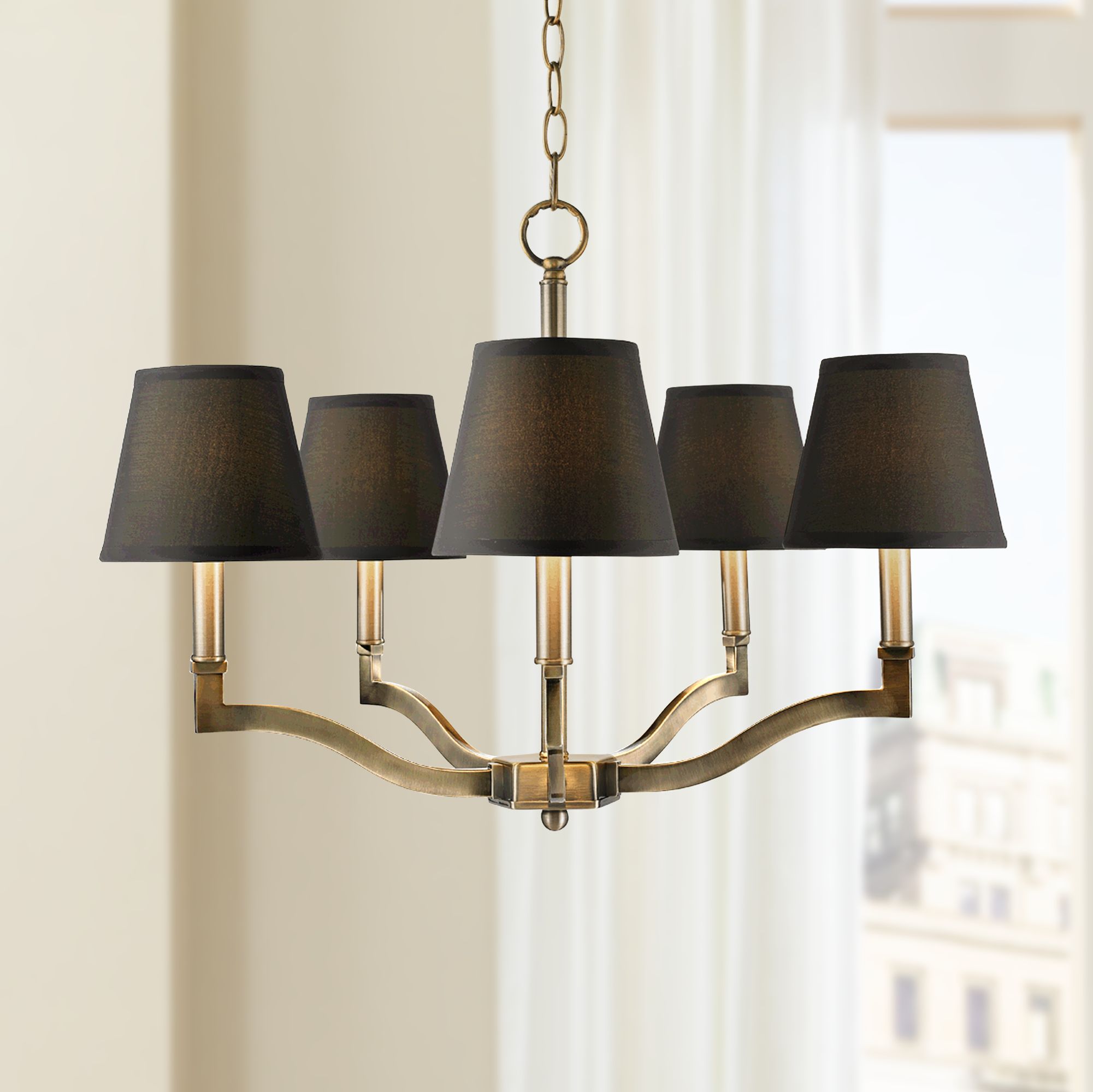 Golden Lighting Waverly Brass - Antique Brass Collection