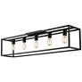 2_Golden Lighting Wesson 41" Wide Matte Black 5-Light Ceiling Light
