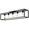Golden Lighting Wesson 41" Wide Matte Black 5-Light Ceiling Light