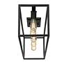 4_Golden Lighting Wesson 41" Wide Matte Black 5-Light Ceiling Light more views