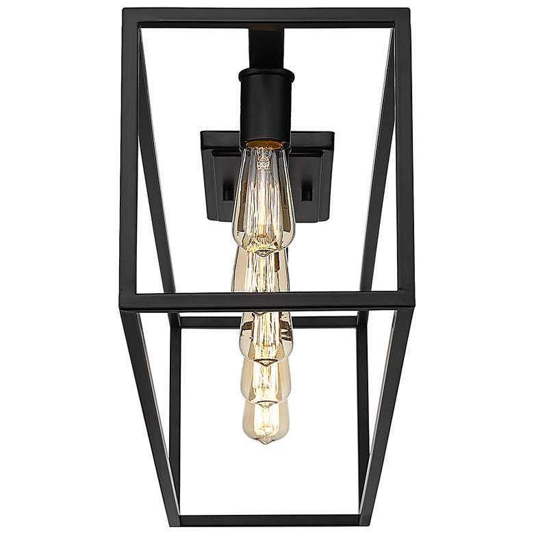 Image 5 Golden Lighting Wesson 41" Wide Matte Black 5-Light Ceiling Light more views