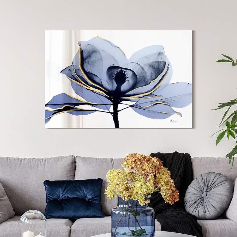 Image 7 Golden Midnight 2 48" Wide Tempered Glass Graphic Wall Art more views