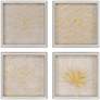 1_Golden Organics I 18"W x 18"H Framed Art Set of 4
