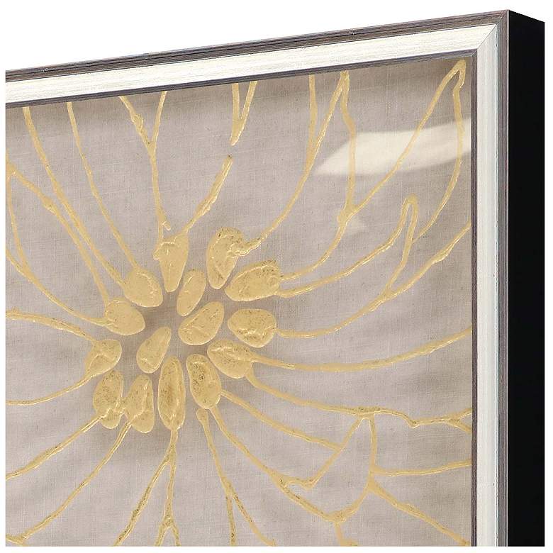 Image 3 Golden Organics II 18"W x 18"H Framed Art Set of 4 more views