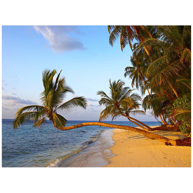 Image 1 Golden Palms 40" Wide All-Season Outdoor Canvas Wall Art
