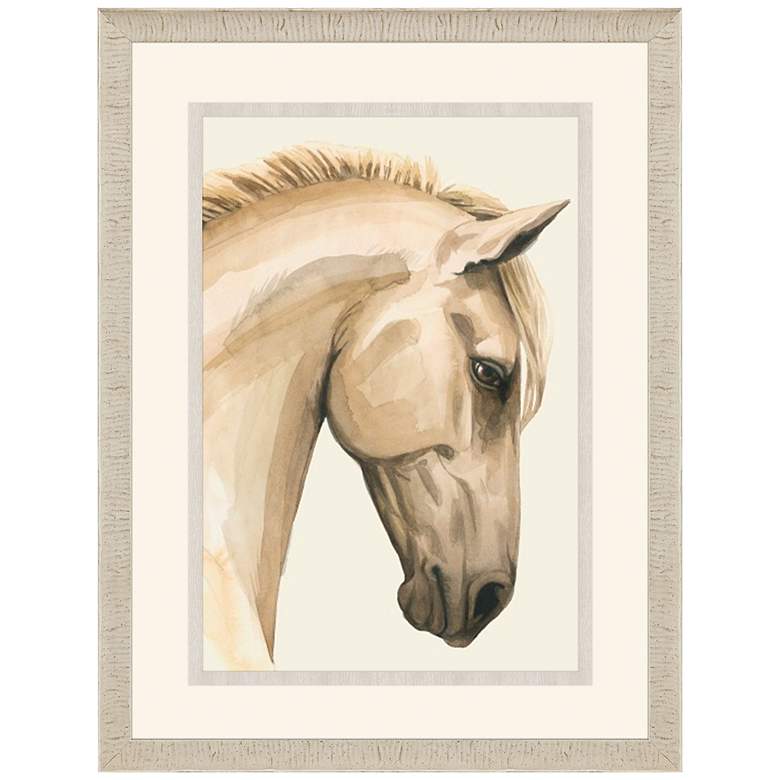 Image 1 Golden Palomino I 47 inch Wide Framed Giclee Wall Art