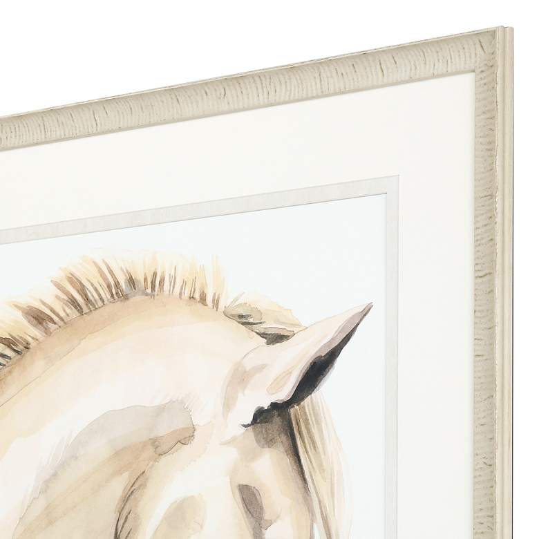 Image 2 Golden Palomino I 47" Wide Framed Giclee Wall Art more views