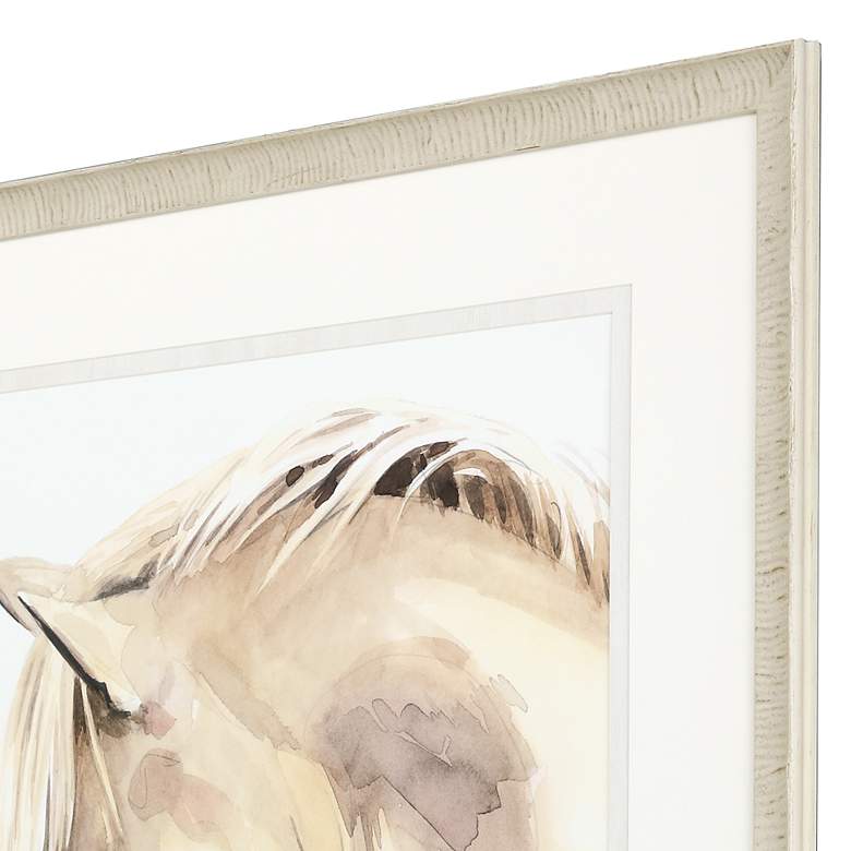Image 2 Golden Palomino II 47" Wide Framed Giclee Wall Art more views