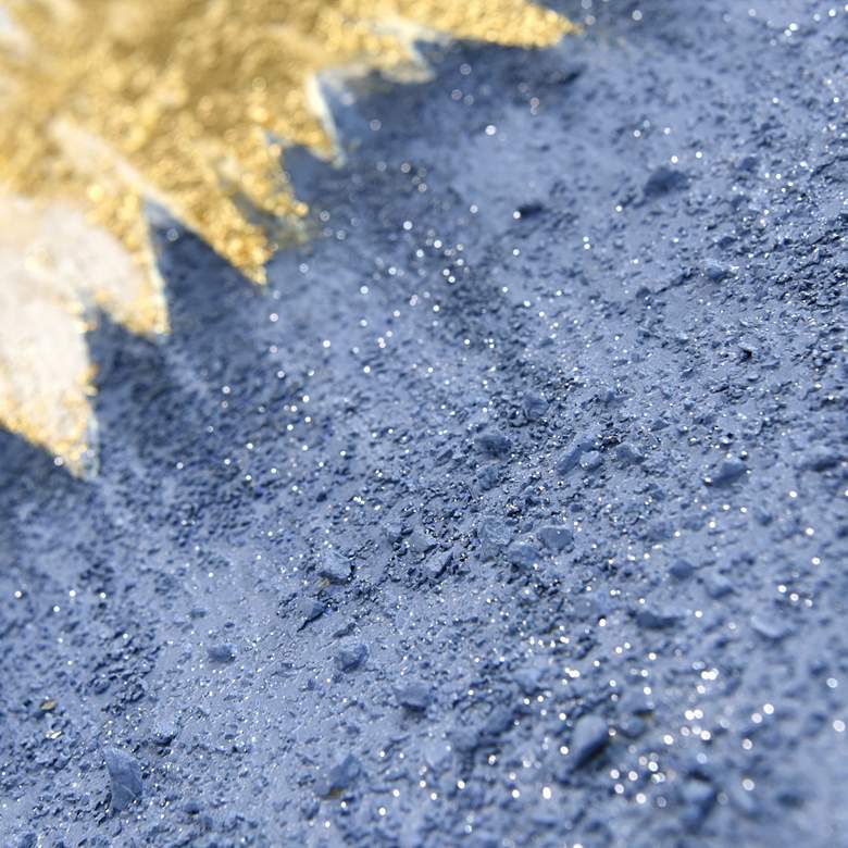 Image 6 Golden Rain 40"H Textured Metallic Framed Canvas Wall Art more views