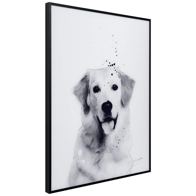 Image 5 Golden Retriever 24"x18" Printed Glass Framed Wall Art more views