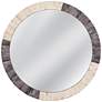 Golden Sands 36"H Contemporary Styled Wall Mirror