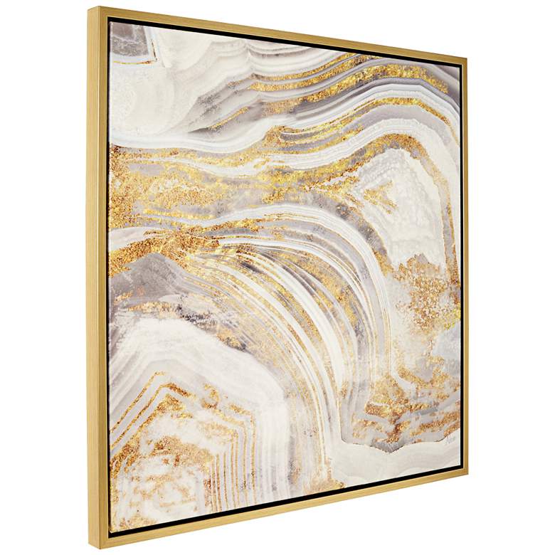 Image 4 Golden Sands of Time I 43 inch Square Framed Wall Art more views