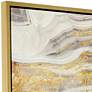 Golden Sands of Time I 43" Square Framed Wall Art in scene