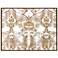 Golden Scroll 49"W x 37"H Canvas
